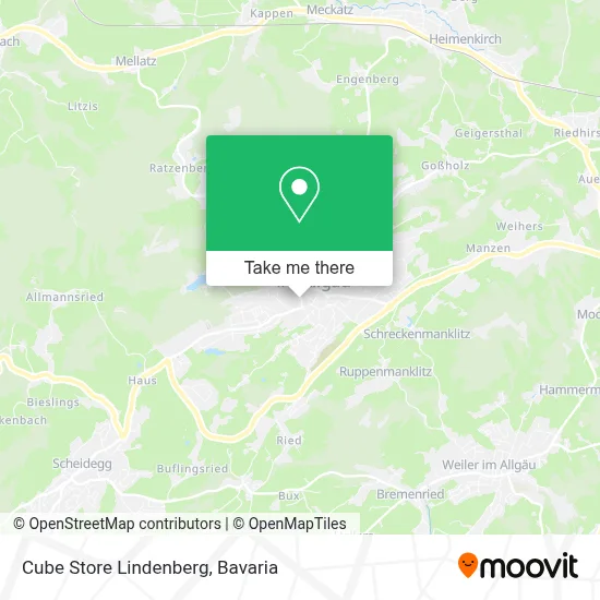 Cube Store Lindenberg map