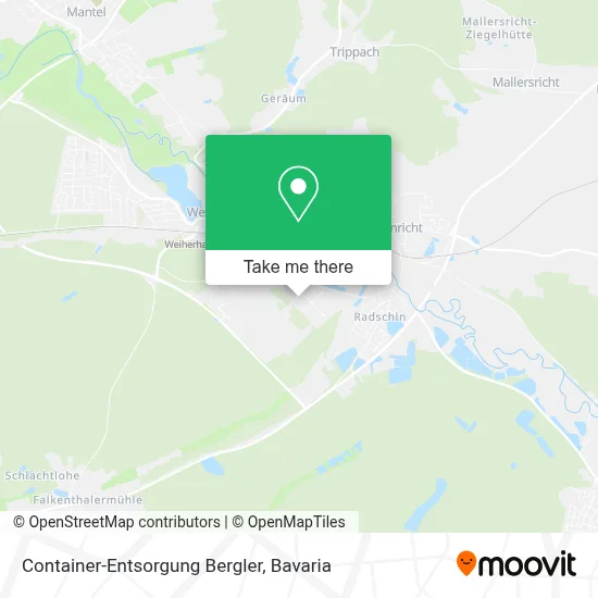 Container-Entsorgung Bergler map