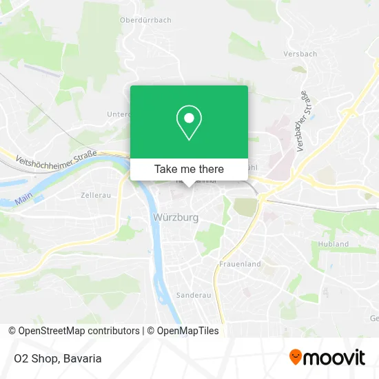 O2 Shop map