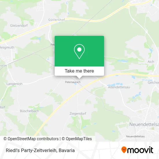 Riedl's Party-Zeltverleih map