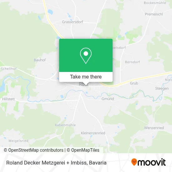 Roland Decker Metzgerei + Imbiss map