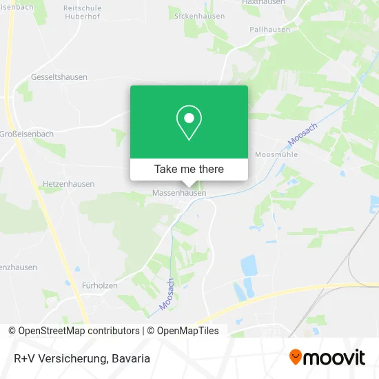 R+V Versicherung map