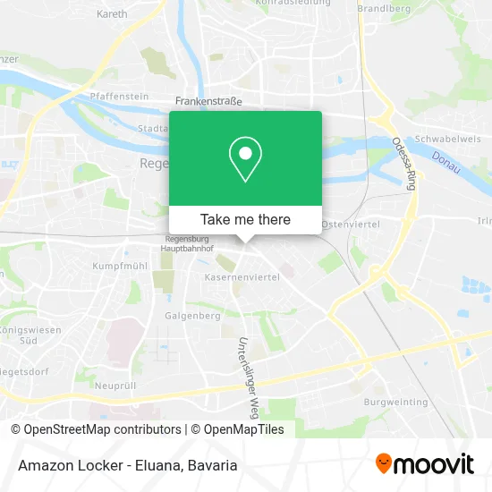 Amazon Locker - Eluana map