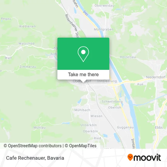 Cafe Rechenauer map