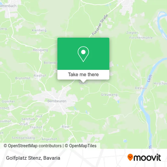 Golfplatz Stenz map