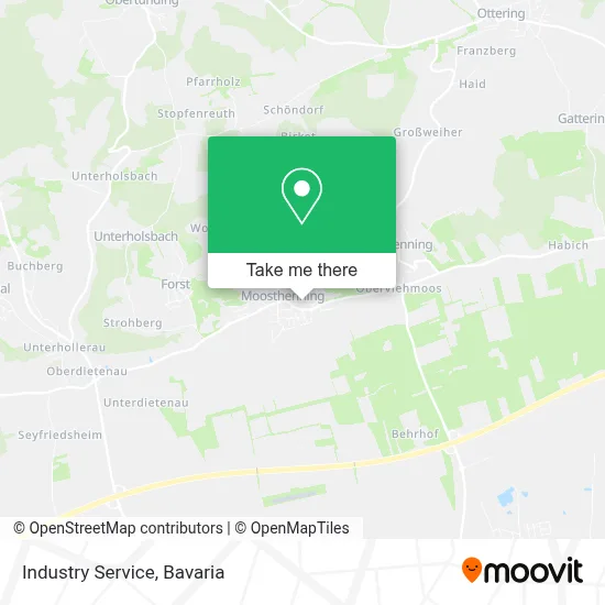 Industrie Service map