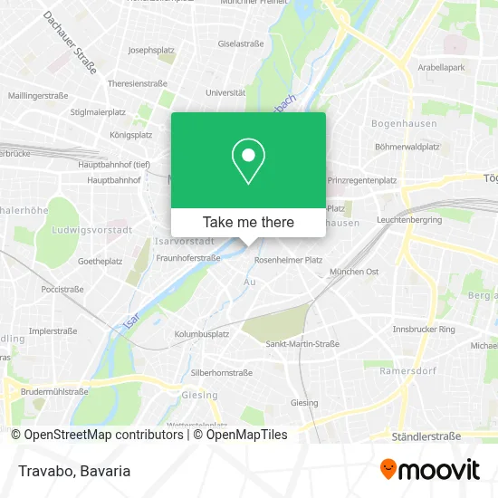 Travabo map