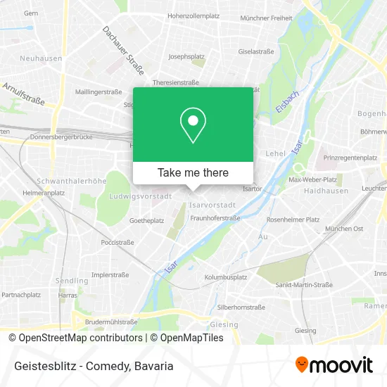 Geistesblitz - Comedy map