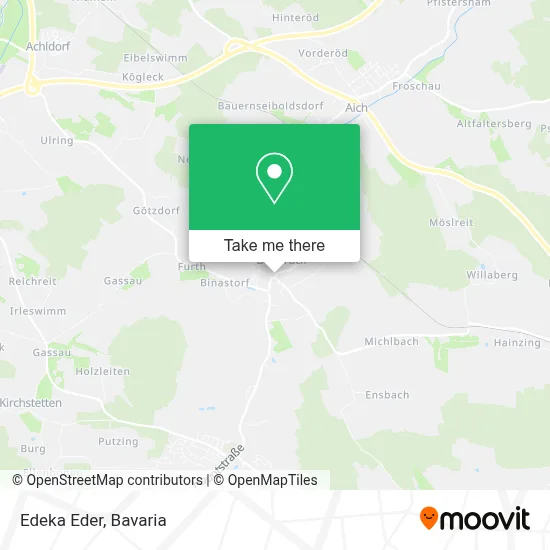 Edeka Eder map