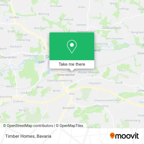 Timber Homes map