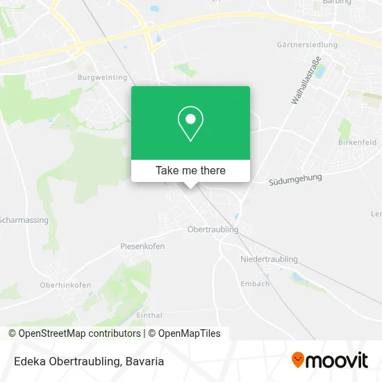 Edeka Obertraubling map