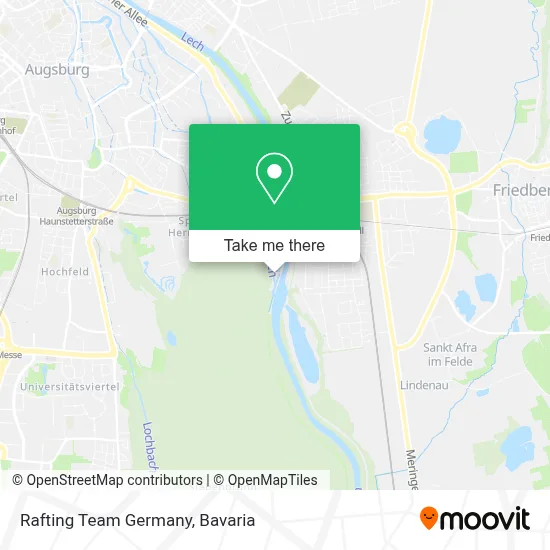 Rafting Team Germany map