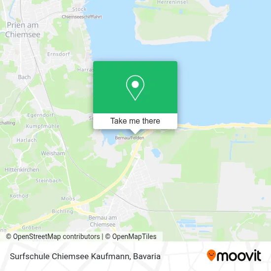 Surfschule Chiemsee Kaufmann map