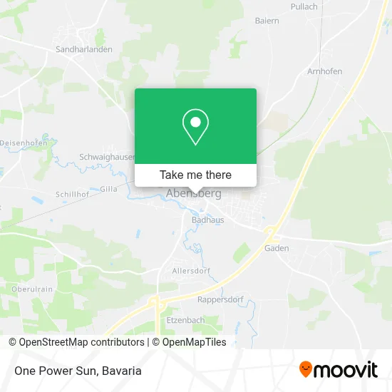 One Power Sun map