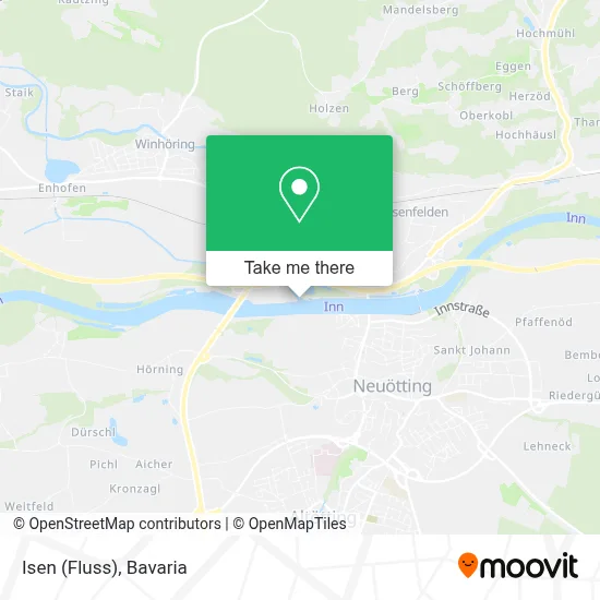 Isen (Fluss) map