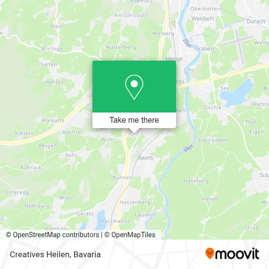 Creatives Heilen map