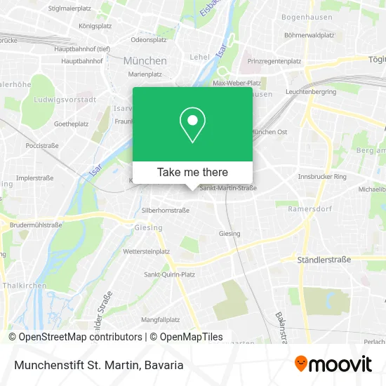 Munchenstift St. Martin map