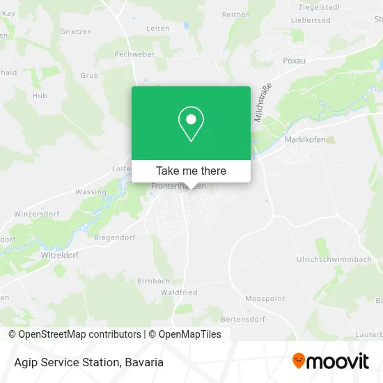 Agip Service Station map
