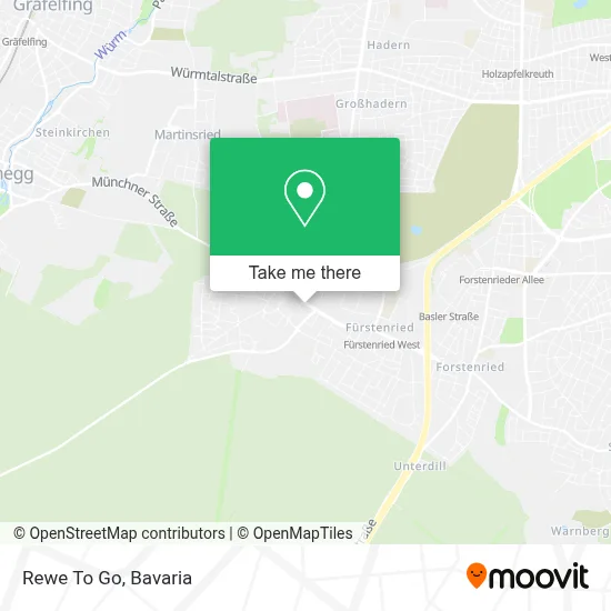 Rewe To Go map