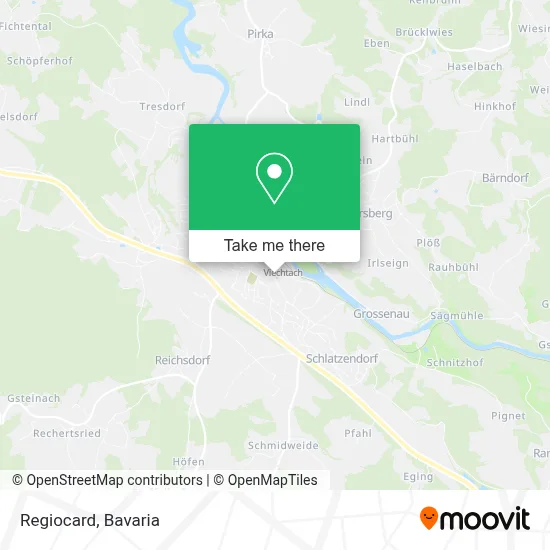 Regiocard map