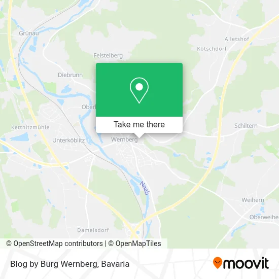 Blog by Burg Wernberg map