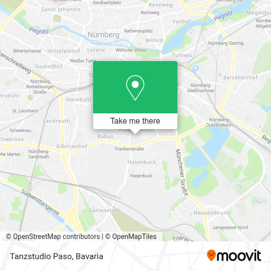 Tanzstudio Paso map