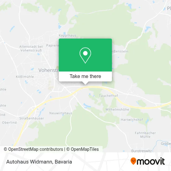 Autohaus Widmann map