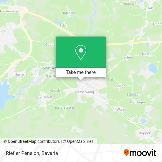 Riefler Pension map