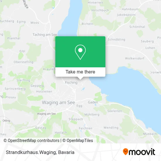 Strandkurhaus.Waging map