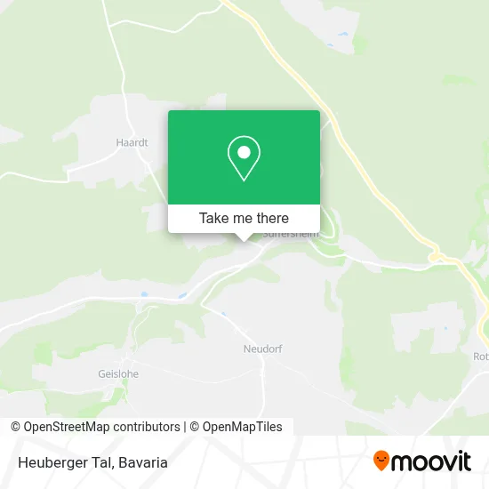 Heuberger Tal map