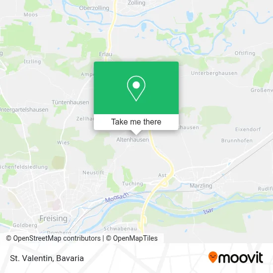St. Valentin map