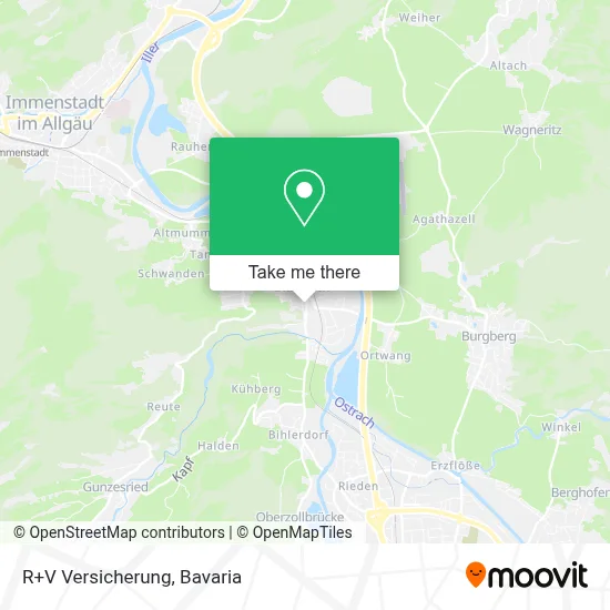 R+V Versicherung map