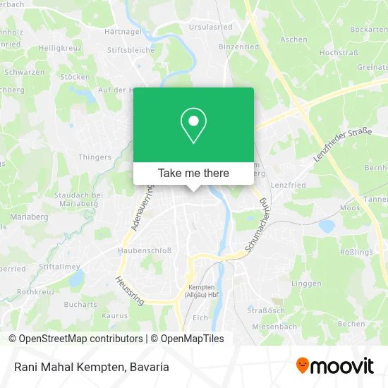 Rani Mahal Kempten map