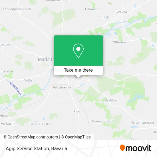 Agip Service Station map