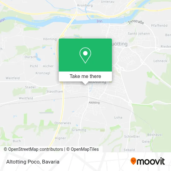 Altotting Poco map