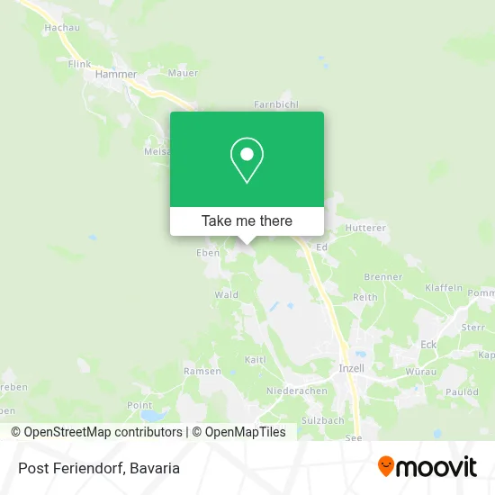 Post Feriendorf map