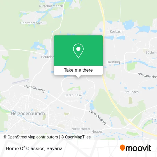 Home Of Classics map