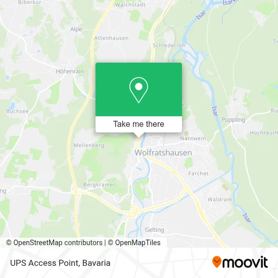Ups Access Point map