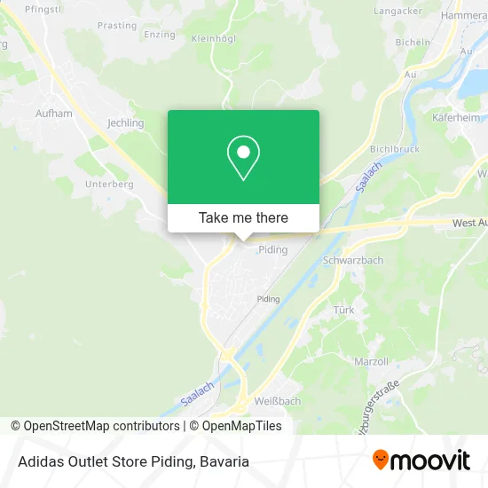 Adidas Outlet Store Piding map