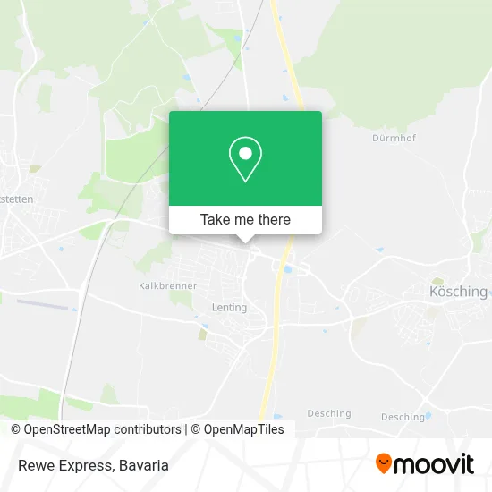 Rewe Express map