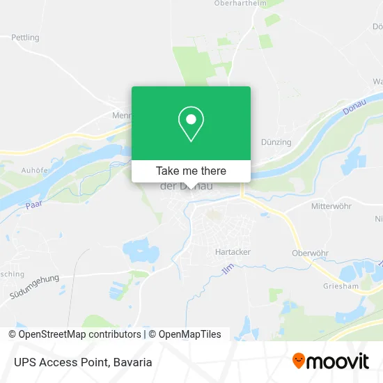 Ups Access Point map