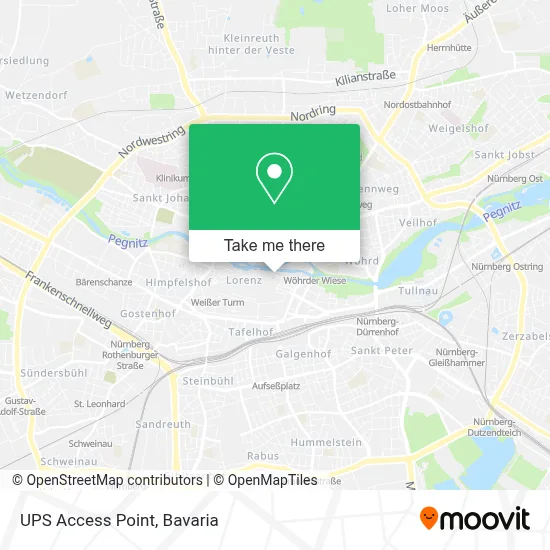Ups Access Point map