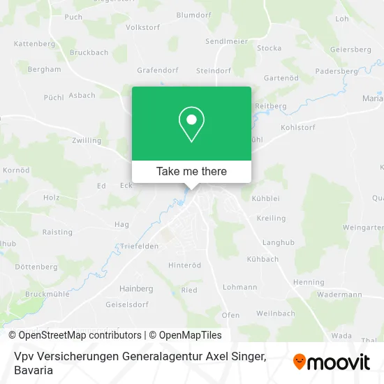 Vpv Versicherungen Generalagentur Axel Singer map