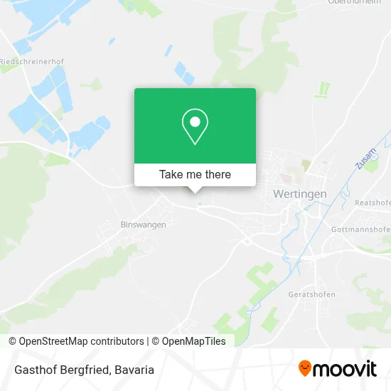 Gasthof Bergfried map