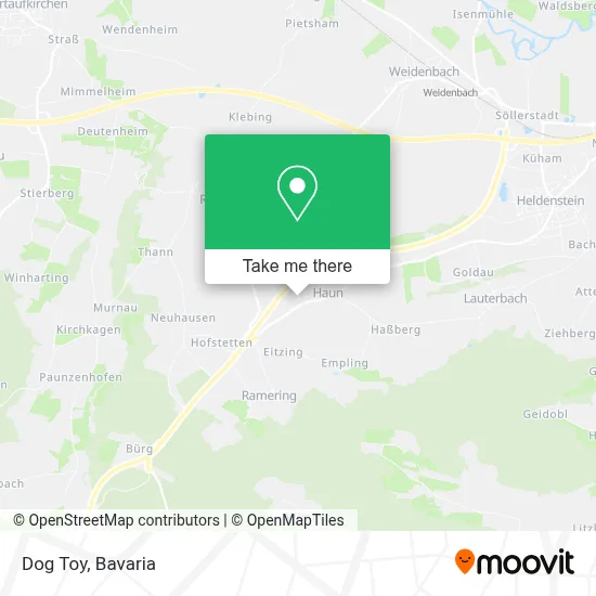 Dog Toy map