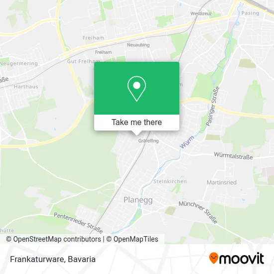 Frankaturware map