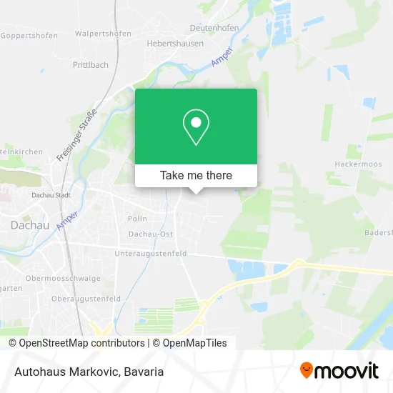 Autohaus Markovic map
