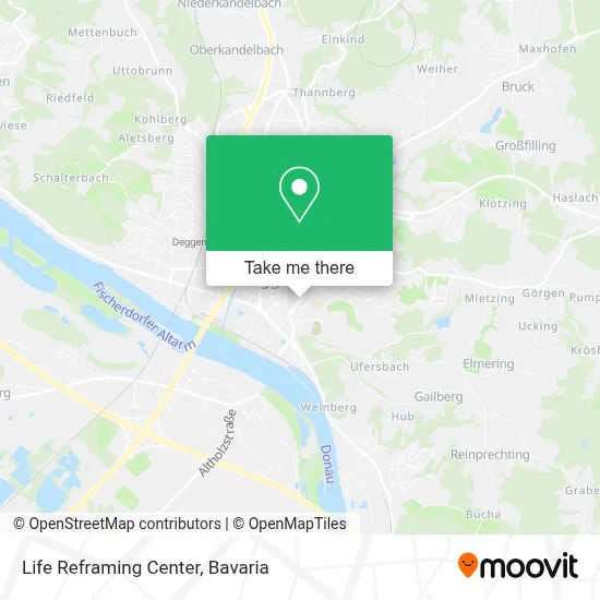 Life Reframing Center map