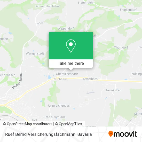 Ruef Bernd Versicherungsfachmann map