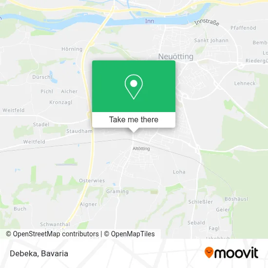 Debeka map
